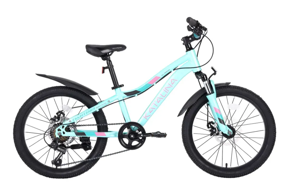Велосипед TechTeam Katalina 22"х12 бирюзовый 2024