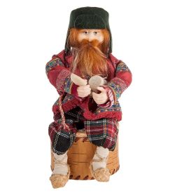 Народные промыслы RK-724 Кукла-шкатулка «Дед с крынкой»