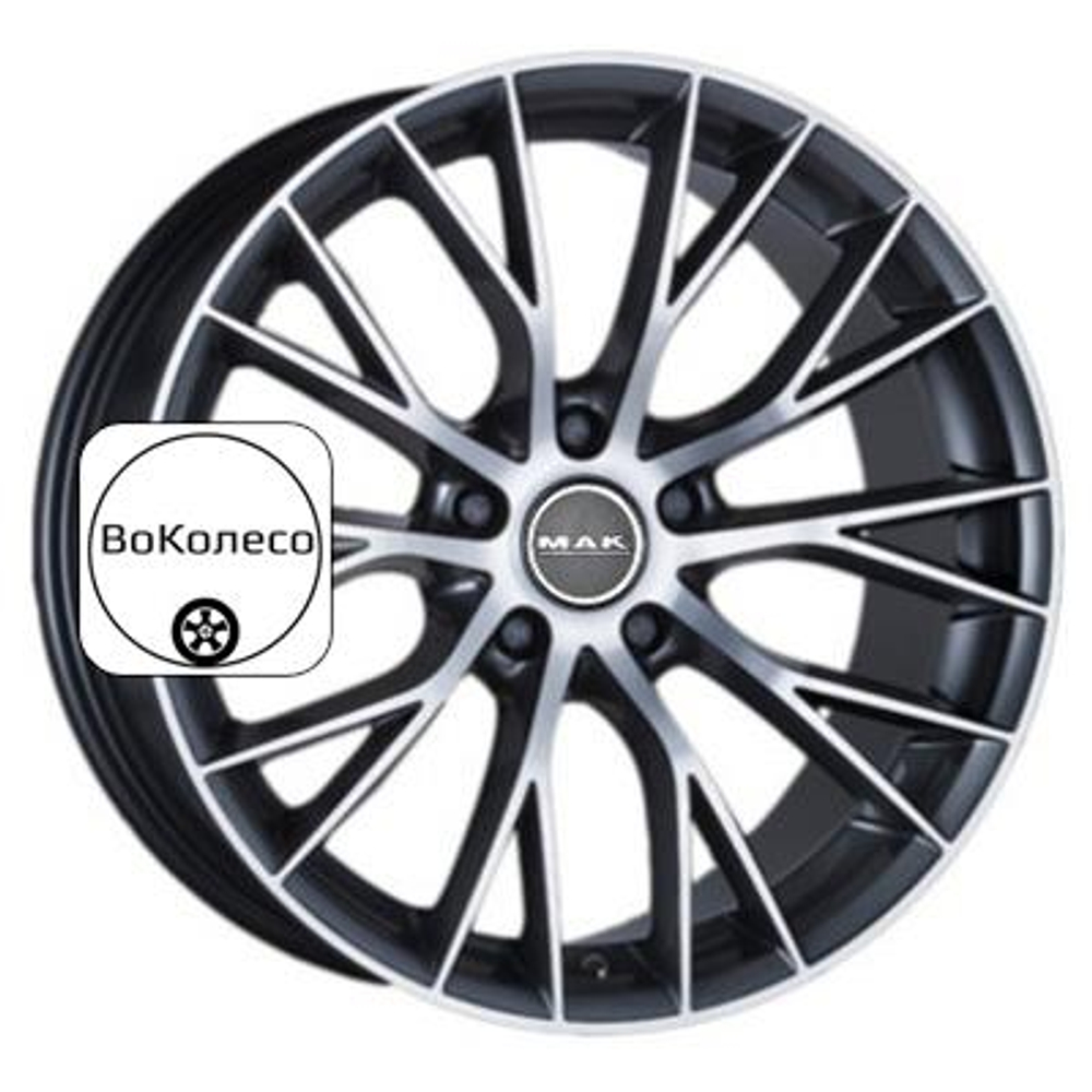 9,5x20/5x120 ET35 D72,6 Munchen Gunmetal Mirror Face MAK