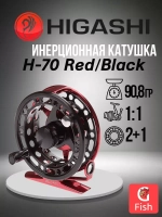 Катушка инерционная H-60 Red/Black