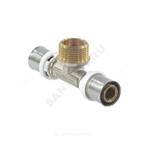 Тройник МП латунь пресс Дн 26х1/2"х26 НР ГОСТ 32415-2013 8012 Aquasfera 8012-04