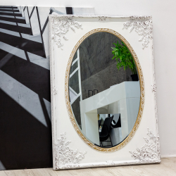 Зеркало настенное Объект мечты Зазеркалье Орели вайт OM-21052619