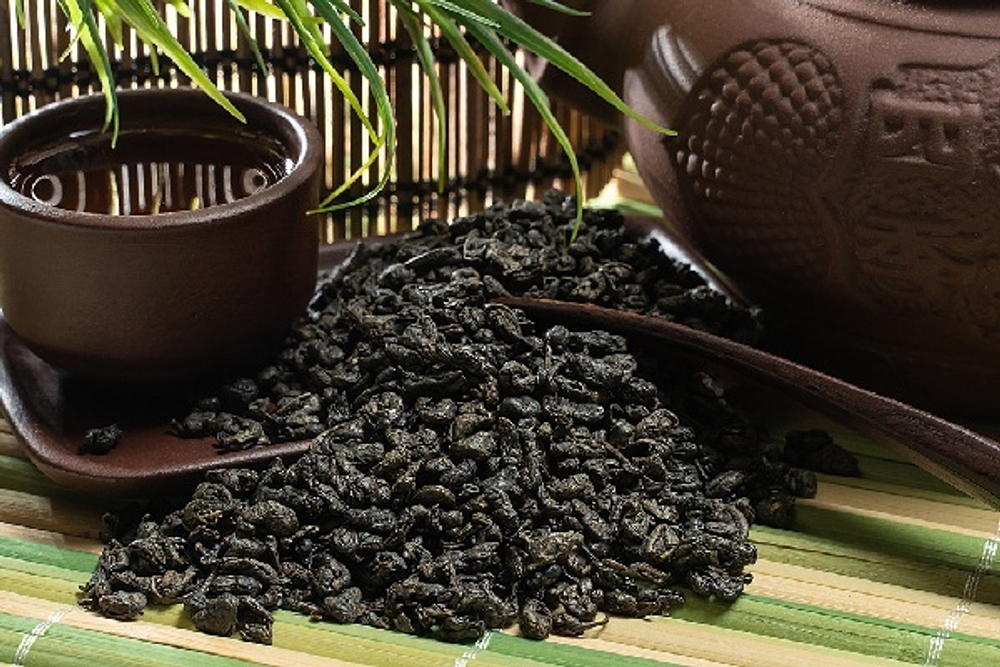 Китайский зеленый чай Фу Цзянь Чжу (Ганпаудер) РЧК 500г