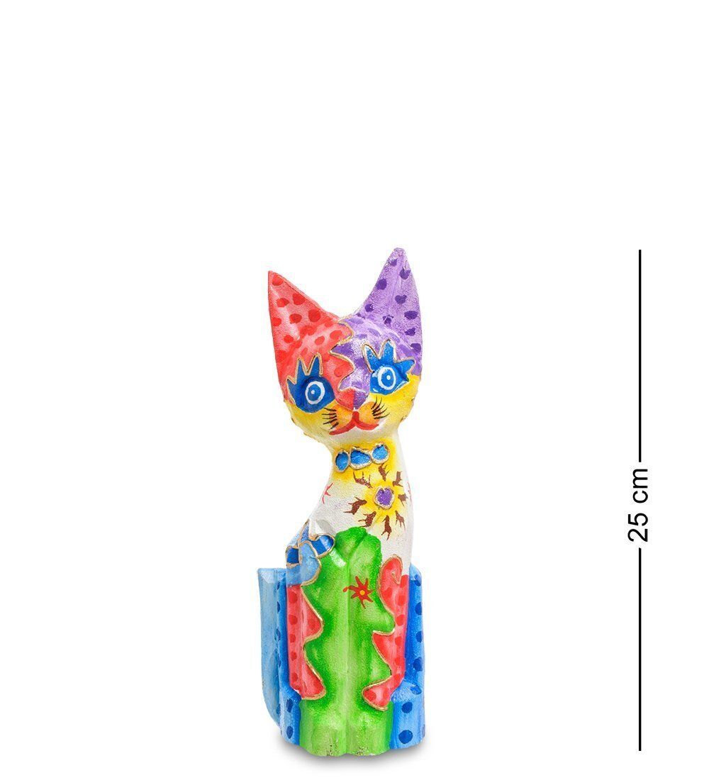 Decor and Gift 99-268 Фигурка «Кошка» н-р из трех 30,25,20 см (албезия, о.Бали)