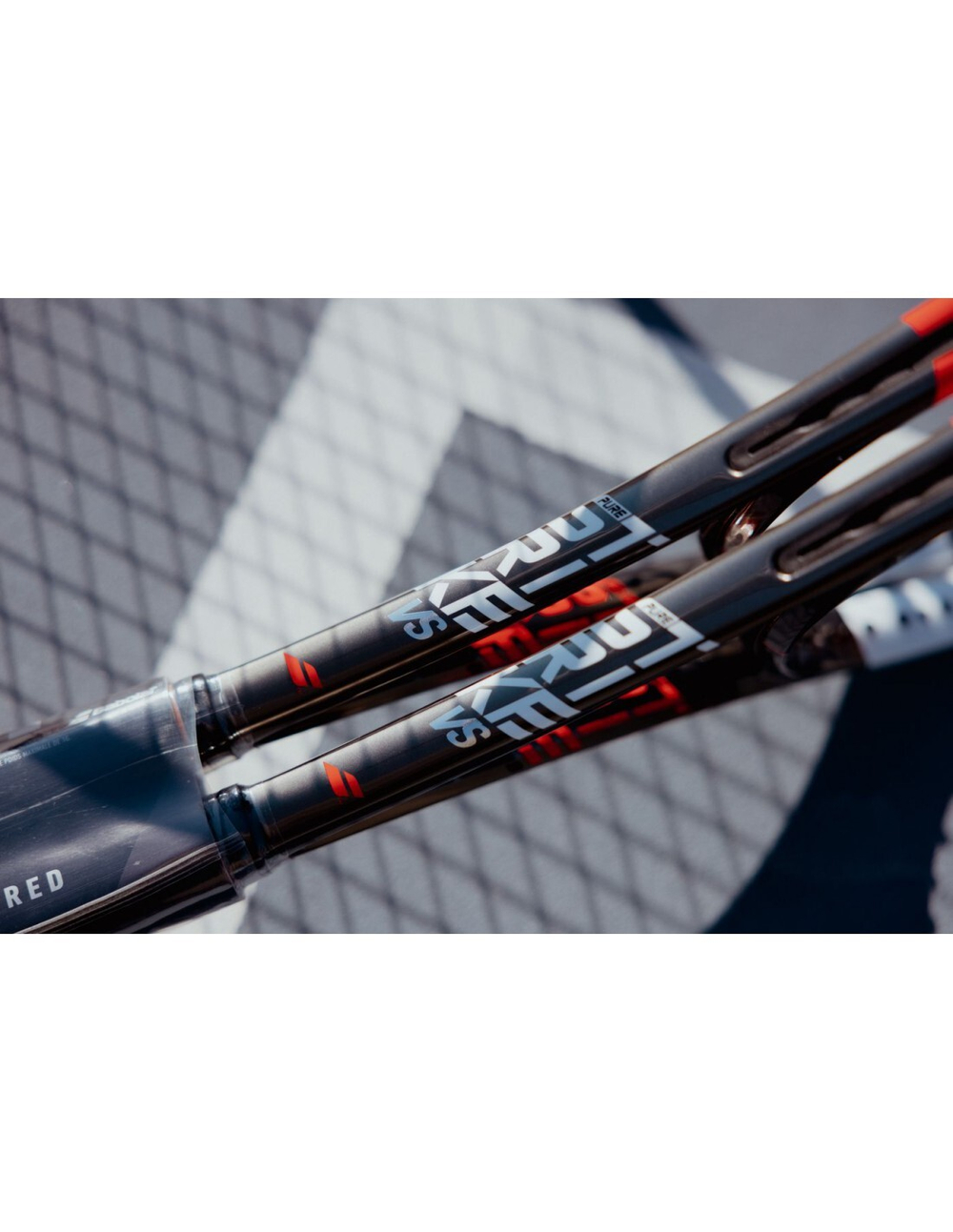 Теннисная ракетка Babolat Pure Strike VS 2 Pack - chrome/red/white