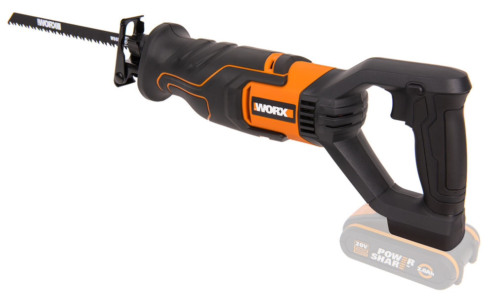 Сабельная пила аккумуляторная WORX WX500
