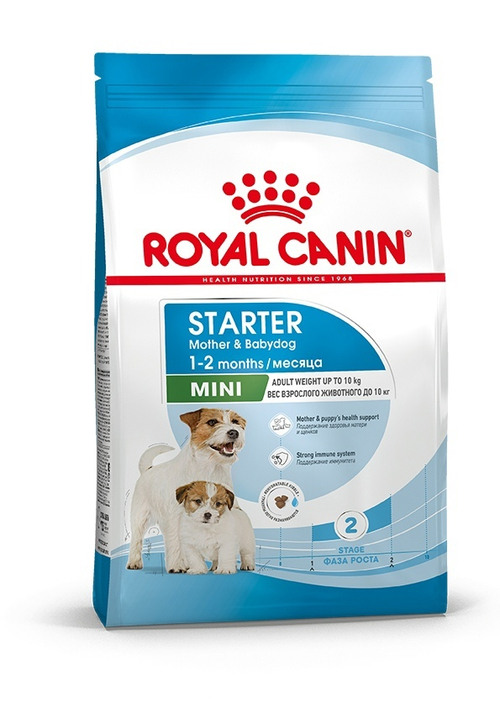 Сухой корм Royal Canin Mini Starter Mother & Babydog для новорожденных щенков и кормящих собак,