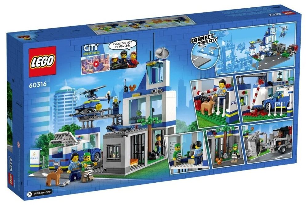 Конструктор LEGO City 60316 Полицейский участок