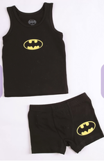 Комплект (майка +трусы) для мальчиков 030_НБО22 черный р.134 (Батик), 1 шт.
