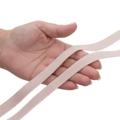 Резинка бретелечная серебристый пион 15 мм (цв. 168), 612/15