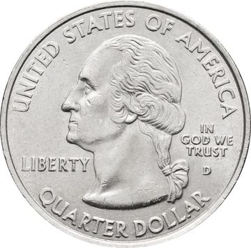 25 центов (1/4 доллара, квотер) 2000 США «Штат Южная Каролина» (D)