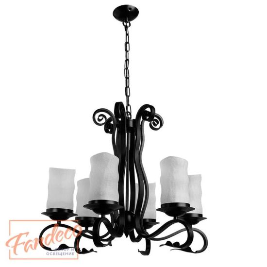 Подвесная люстра Arte Lamp SCROLL A7915LM-6BK