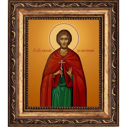 Василий Византийский мученик. Икона на холсте.