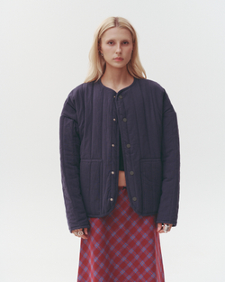 Quilted Jacket Blue Depths