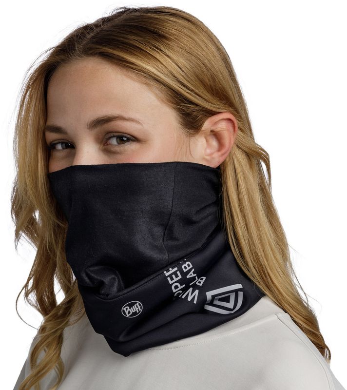 Шарф-труба непродуваемый Buff Windproof Logo Black Фото 3