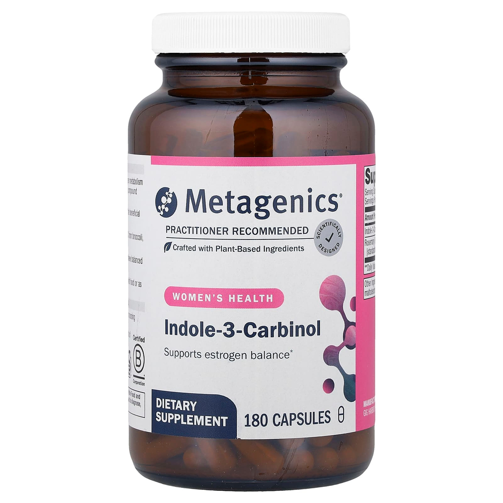 Metagenics, женское здоровье, индол-3-карбинол, 180 капсул