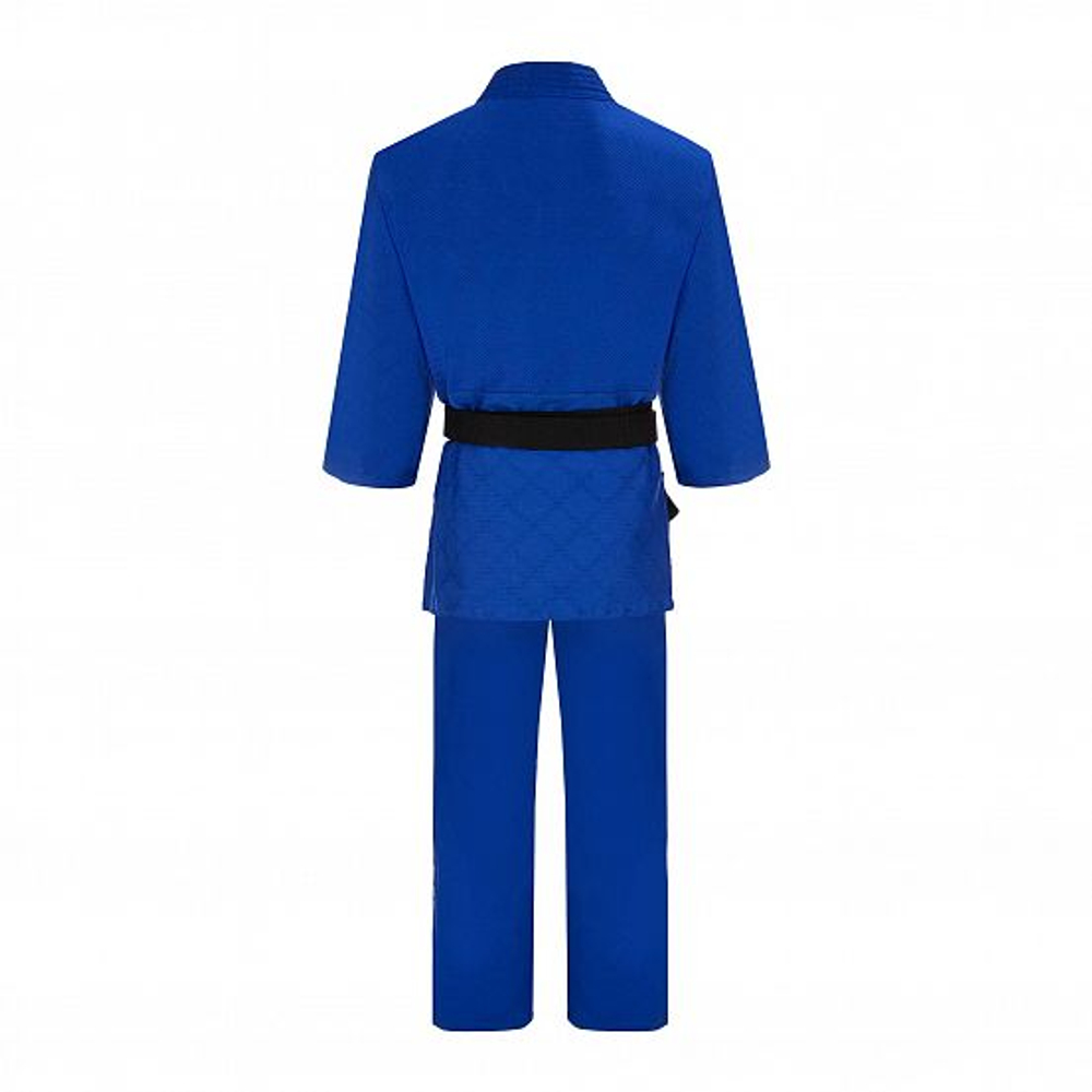 C555 Кимоно для дзюдо подростковое Clinch Judo Red FDR синее