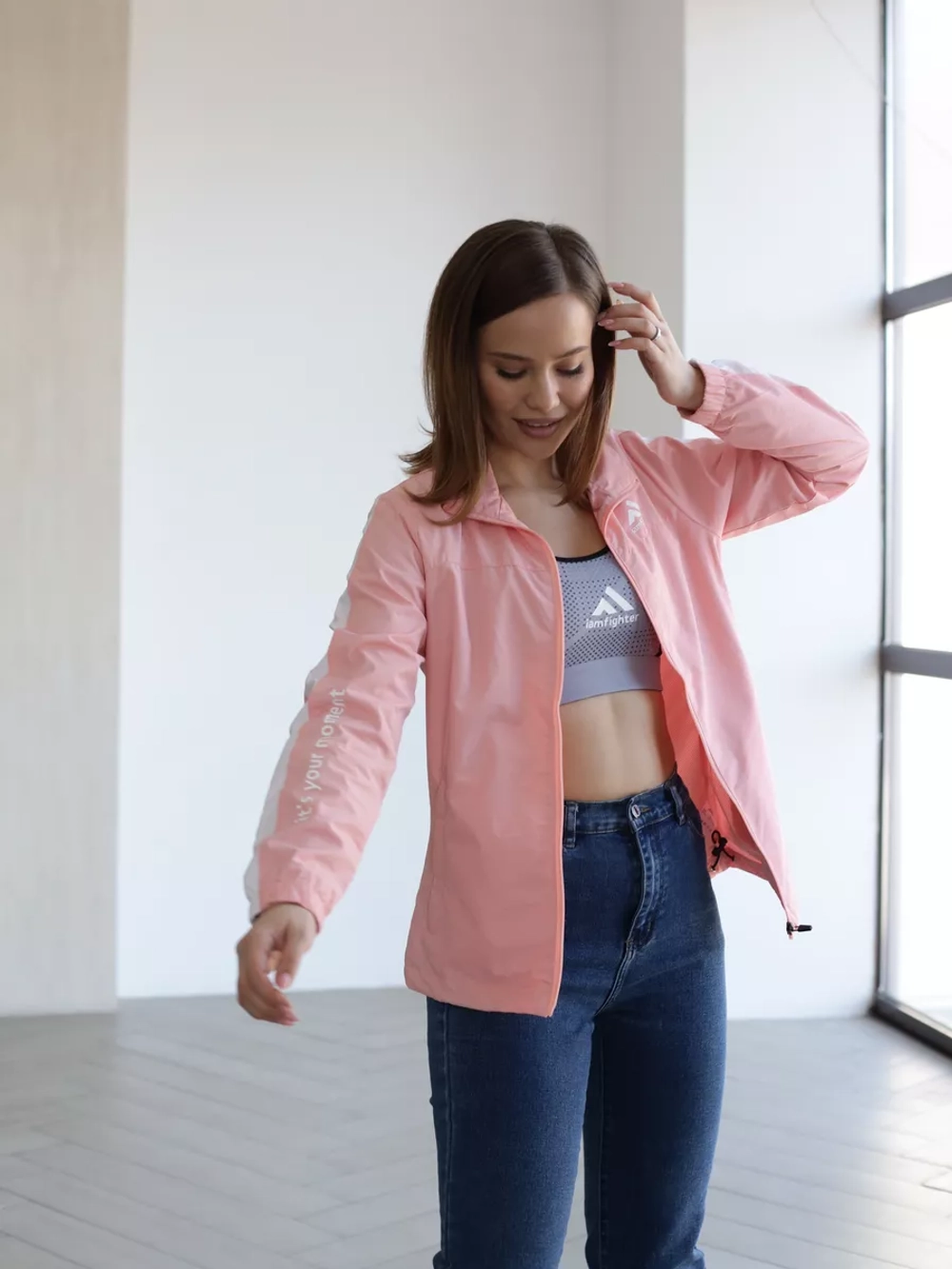 Ветровка легкая летняя без капюшона