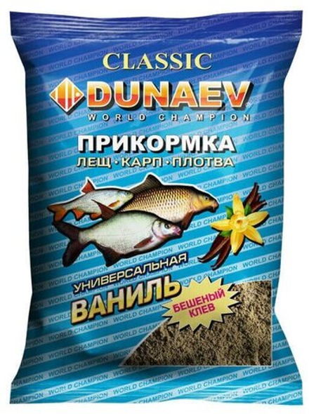 Прикормка DUNAEV ICE Классика Ваниль 0.9кг