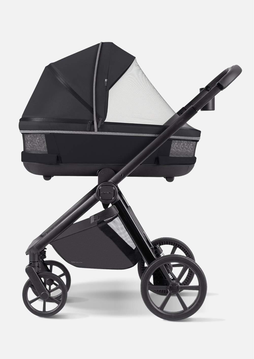 Carrello Коляска 2 в 1 Omega+ (Cosmo Black)