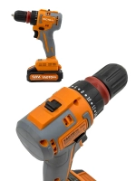 Дрель-шуруповерт трансформер YAOTO BS 58V: 4 сменных патрона, 3000 об/мин, Li-ion 4.0Ah, мощная подсветка