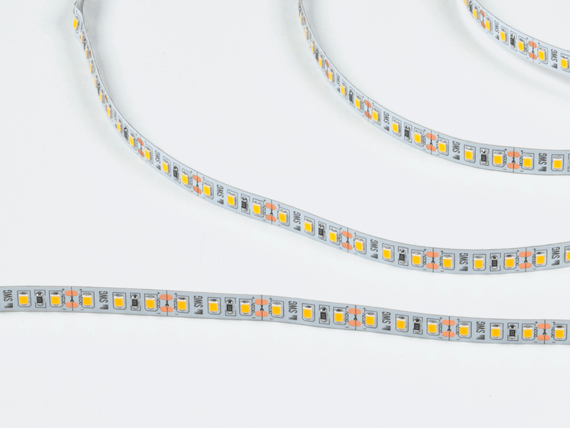 Лента светодиодная 12 Вт/м SMD2835 Открытая (IP20), теплый, 12В, 3М