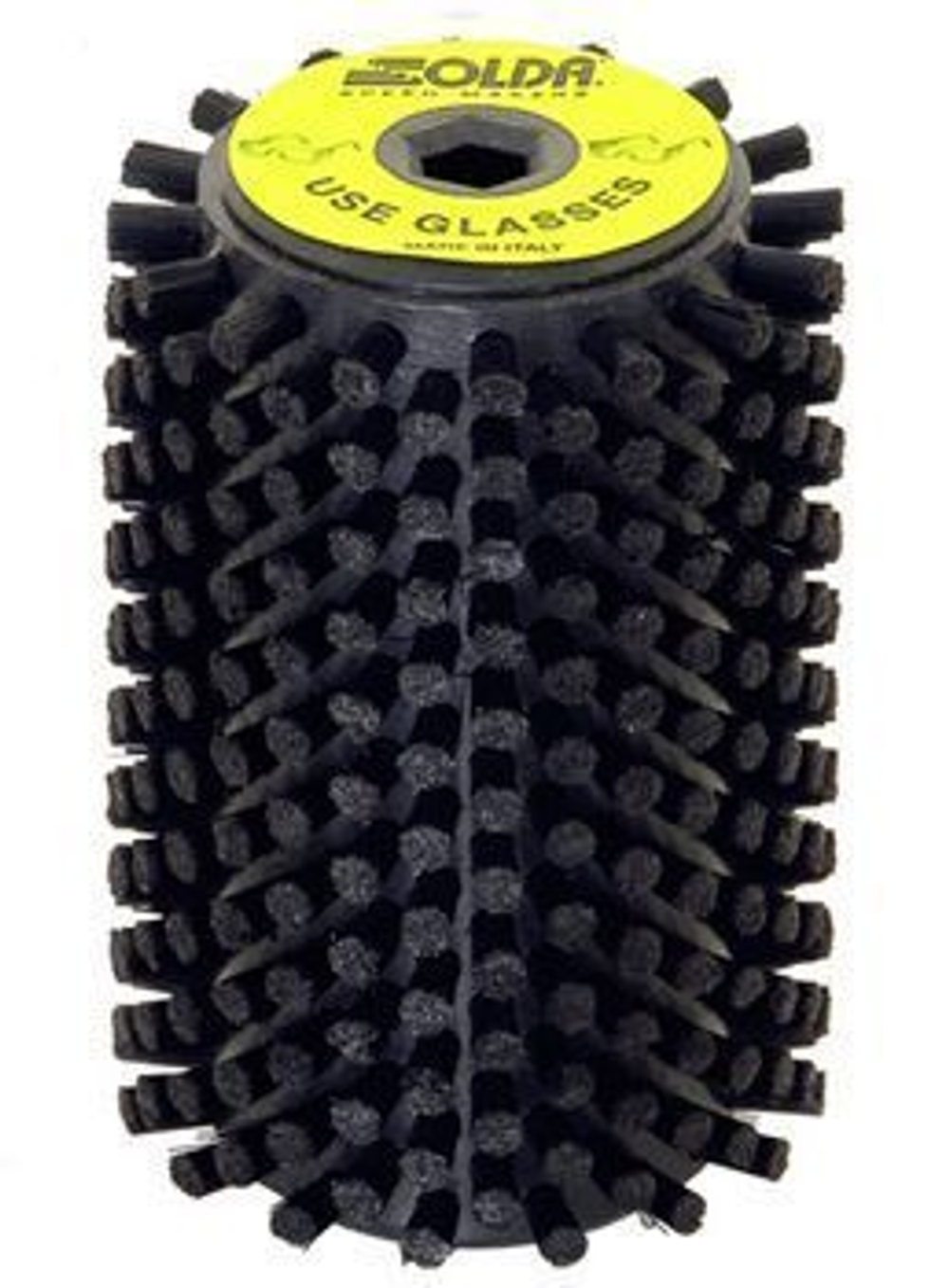 Роторная щетка черный нейлон Solda Nylon Roto, 120 мм
