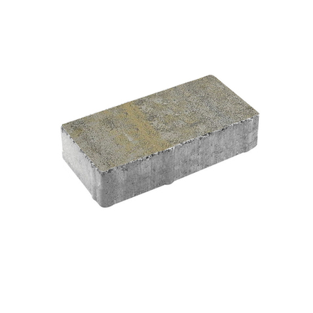 Тротуарная плитка ПРЯМОУГОЛЬНИК 200x100 мм - Искусственный камень Базальт