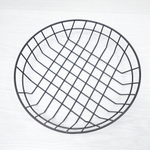 Корзина для фруктов металлическая 25*4,5см, черная