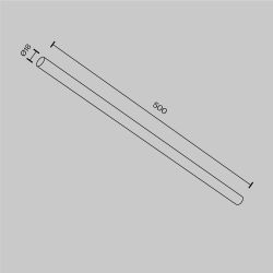 Коннектор для штанговой системы Maytoni   CA001-L500-B