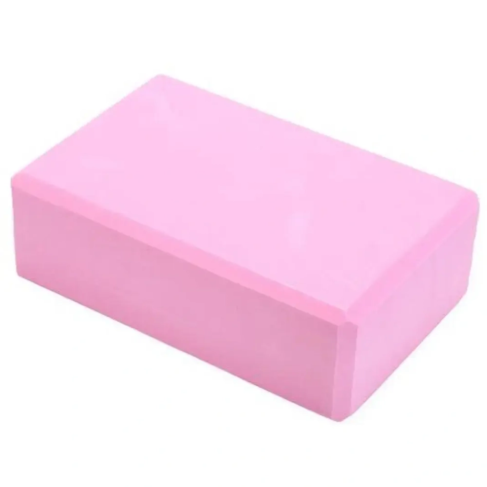 Блок для йоги, розовый
