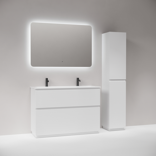 Тумба напольная Sancos Folk Floor 1190х445х850, c двумя ящиками оснащенными доводчиками, Bianco, арт.FL120FW