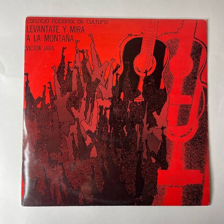 Винтажная виниловая пластинка LP Victor Jara Levantate Y Mira A La Montana (Куба 1972)