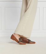 Кожаные мокасины. Michael Kors - коричневый(40F2ROFP1L)