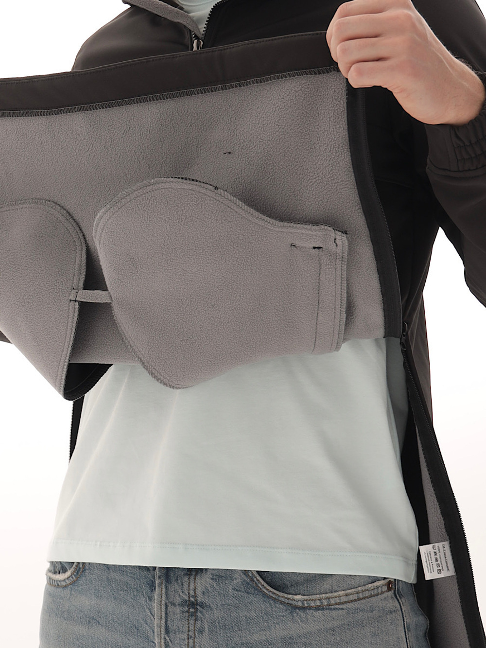 Анорак софтшелл город горький черный