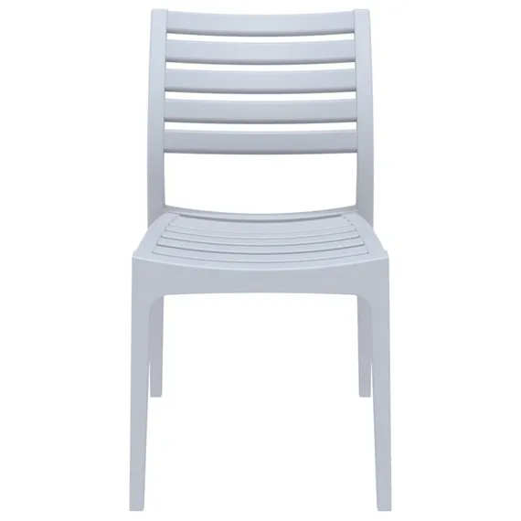 Стул пластиковый Ares серебристый