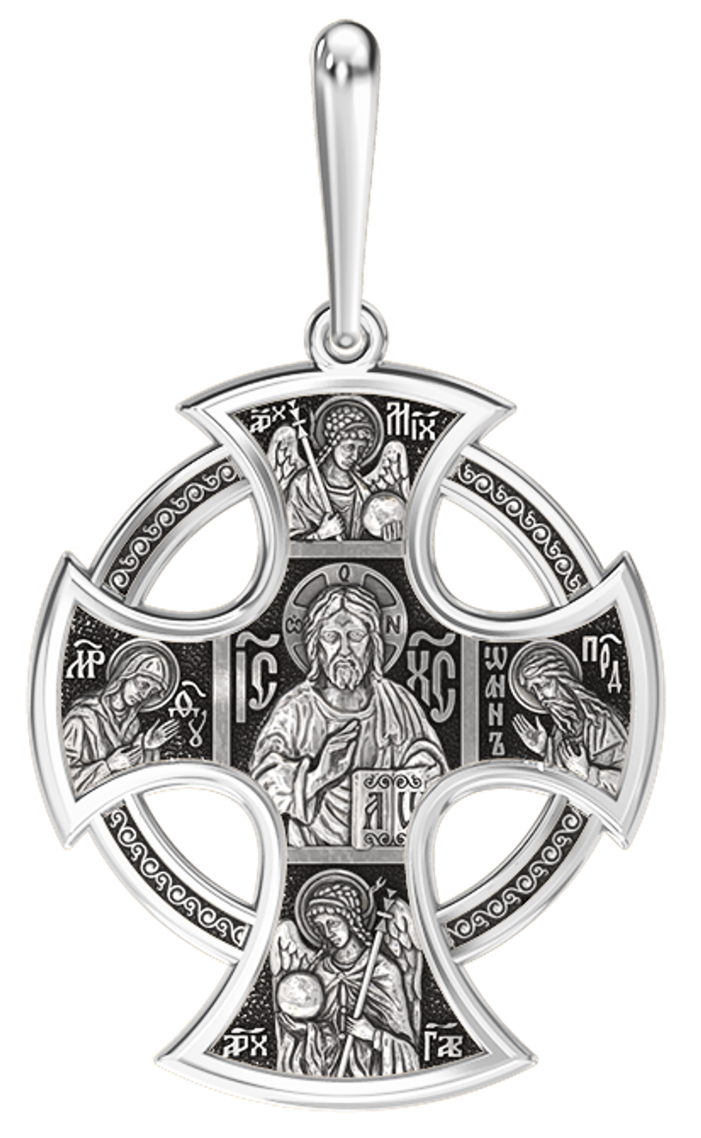 Господь Вседержитель. Деисус. Архангелы Михаил и Гавриил. Ангел Хранитель. Свт. Николай Чудотворец