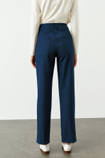 3950 Брюки женские (синий джинс)