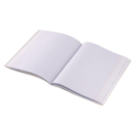 Тетрадь 48л., А5, клетка, Alingar "Мятный", скрепка, дизайнерский картон, глиттерное напыление, блок офсет, 100 % белизна