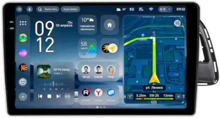 Магнитола для Audi Q5 8R 2008-2016 с джойстиком MMI - Teyes CC4-PRO монитор 10.36" 2K QLED на Android 13, Snapdragon 778G, ИИ, CarPlay, DSP, 4G SIM-слот