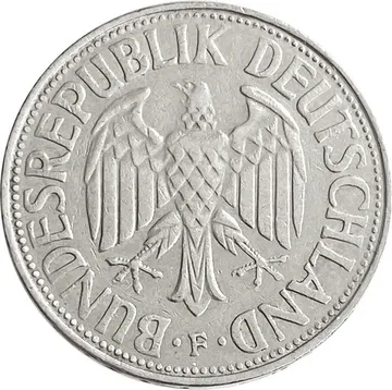 1 марка 1968 Германия (ФРГ)