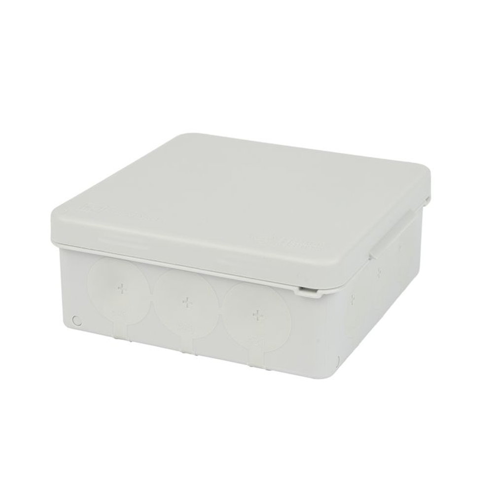 Коробка распределительная под монтажный пистолет Промрукав 100х100х40 мм серая