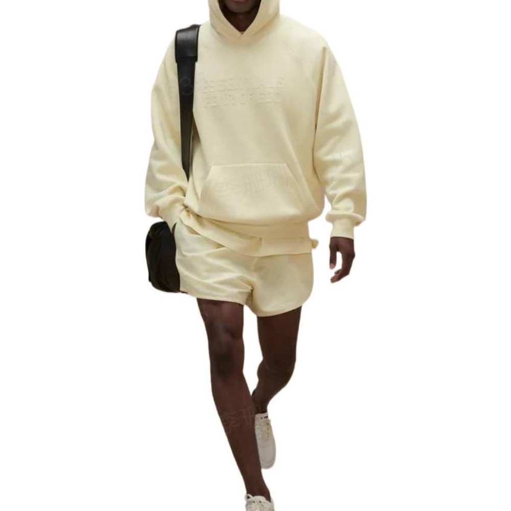 Шорты Fear of God Essentials FW22 Running Shorts Canary Logo, FOG-FW22-557