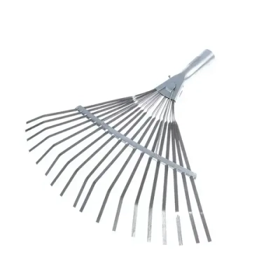 Грабли веерные пластинчатые порошковой окраски 18 зубьев