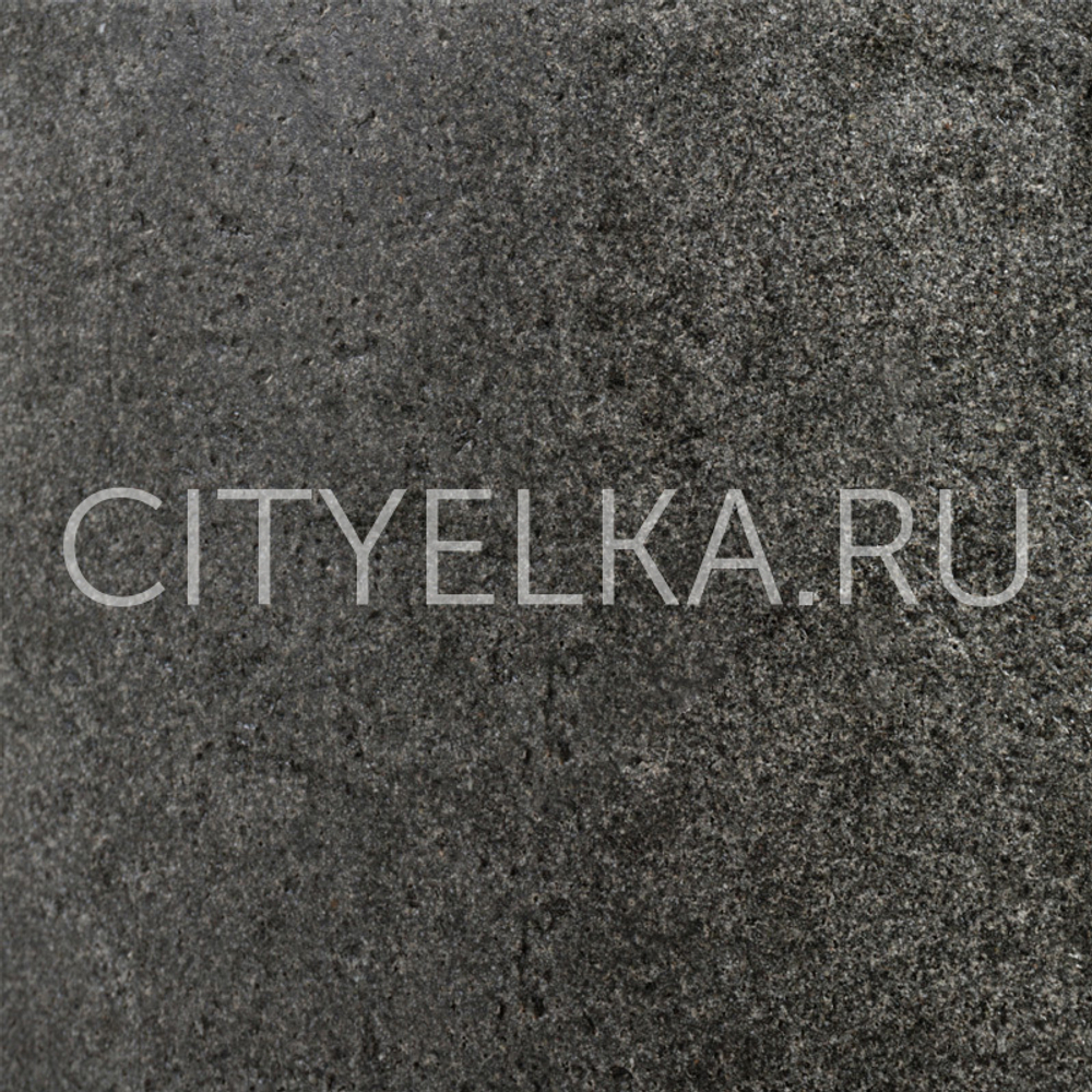 Кашпо TREEZ Effectory - Stone - Куб - Тёмно-серый камень