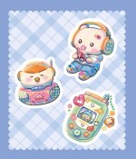 The cozy village of Akonchi. Coloring Book