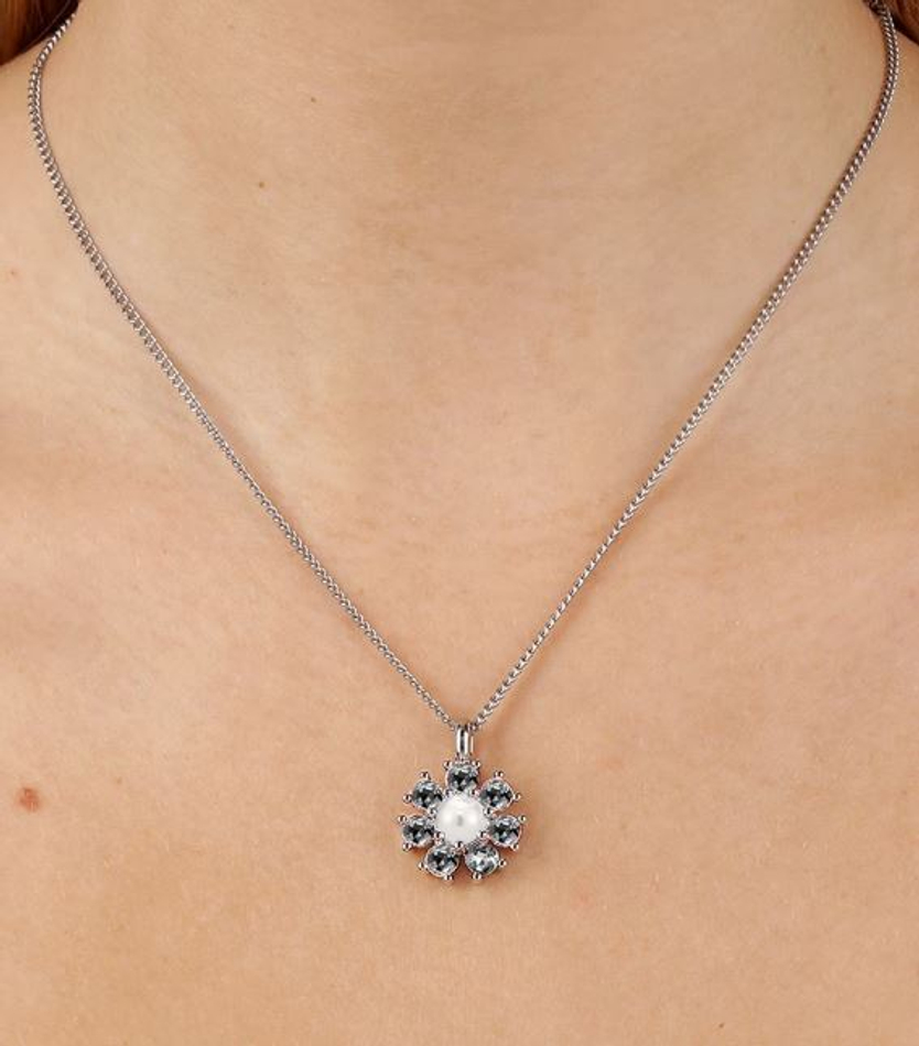 Колье Dyrberg Kern DELISE SS GREY /WHITE PEARL 450105