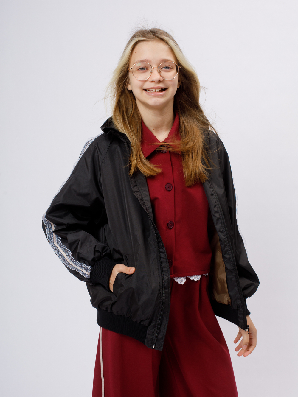 Куртка ветровка черная