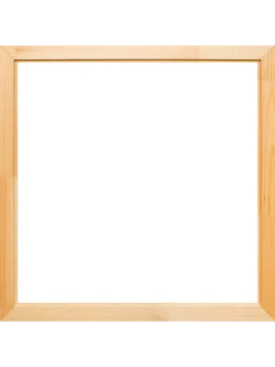 Деревянная рама 65x65 для картин на подрамнике сеч. 40x18