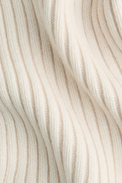 H&M Шерстяной свитер с капюшоном, кремовый